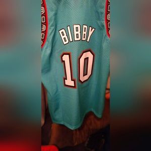 Mitchell and Ness Mike Bibby Hardwood Classic Jersey Vancouver Grizzlies 1998-99